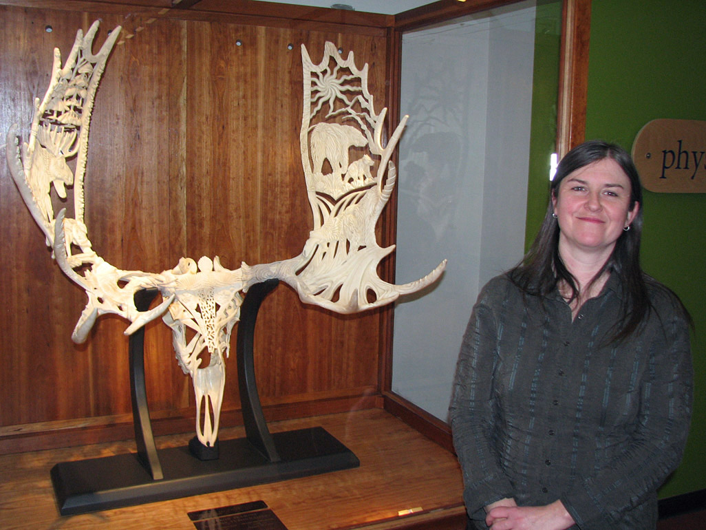 Yukon Seasons unveiled following restoration by Valery Monahan, Whitehorse, Yukon Canada, Dec 2008